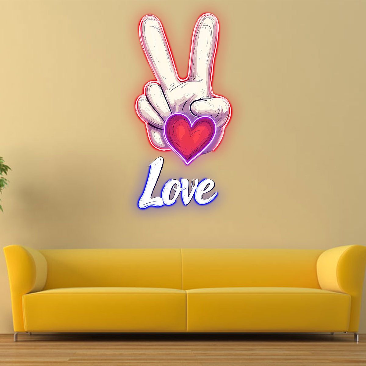 Customizable Romantic Vivid Colorful LED neon sign product image