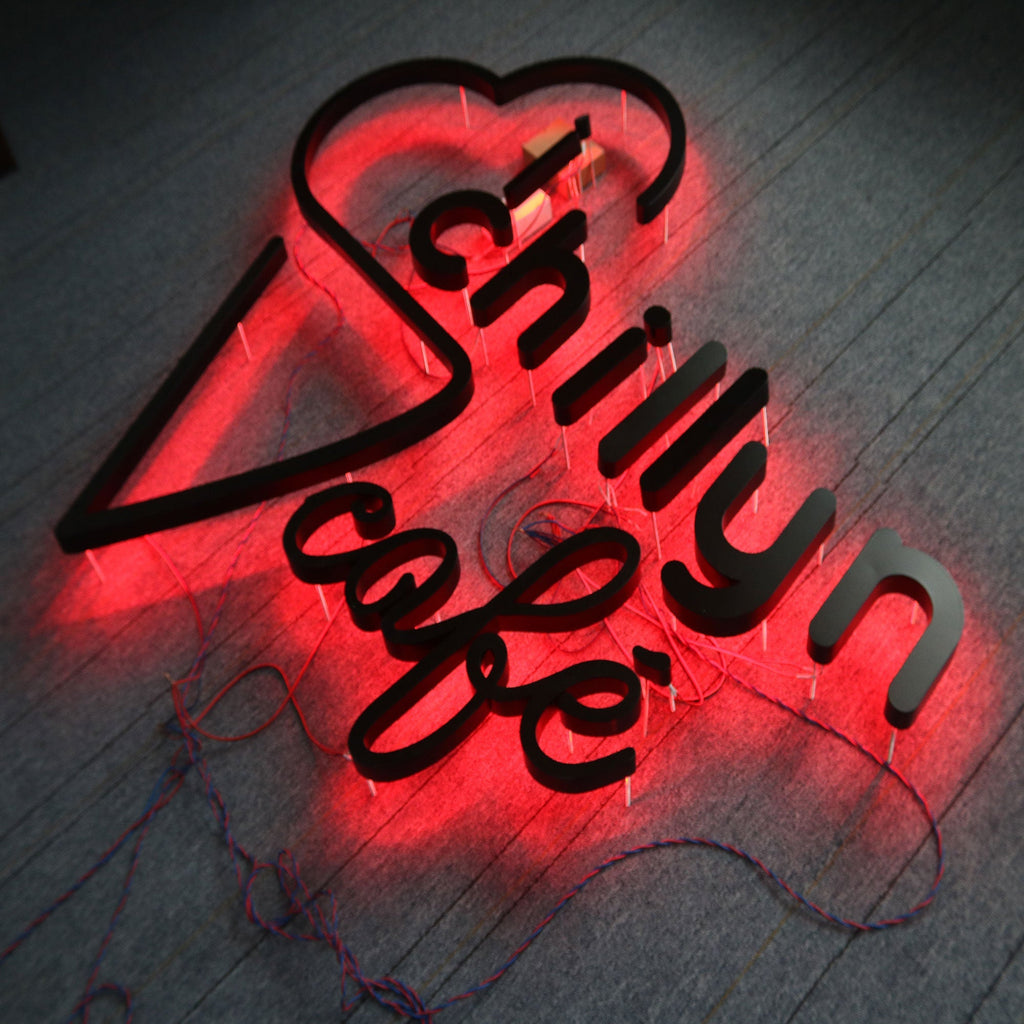 Custom Outdoor Stainless Steel 3d LED LED neon sign product image