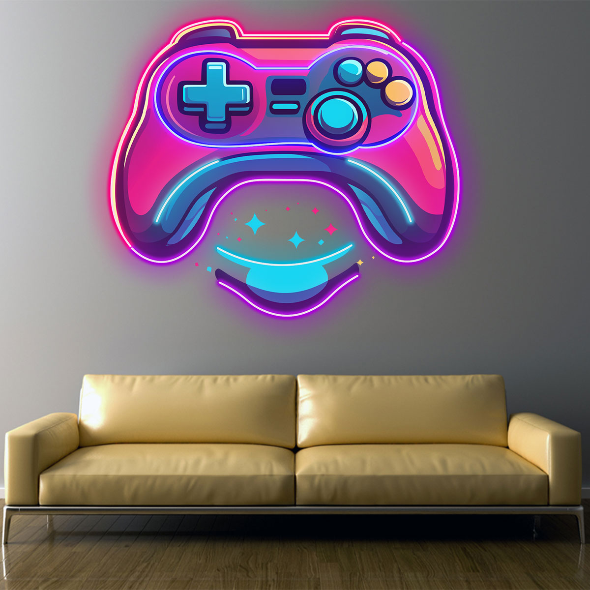 Game Controller Colorful Neon Game LED neon sign by NeonCS