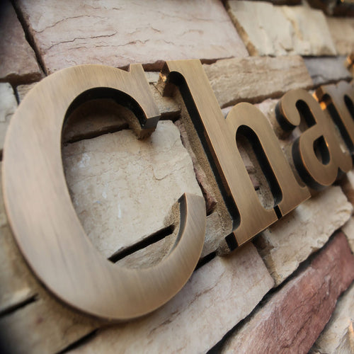 Bronze Fabricated Vintage Signs LED neon sign product image