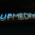 Customized Indoor Solid Cut Acrylic LED neon sign product image