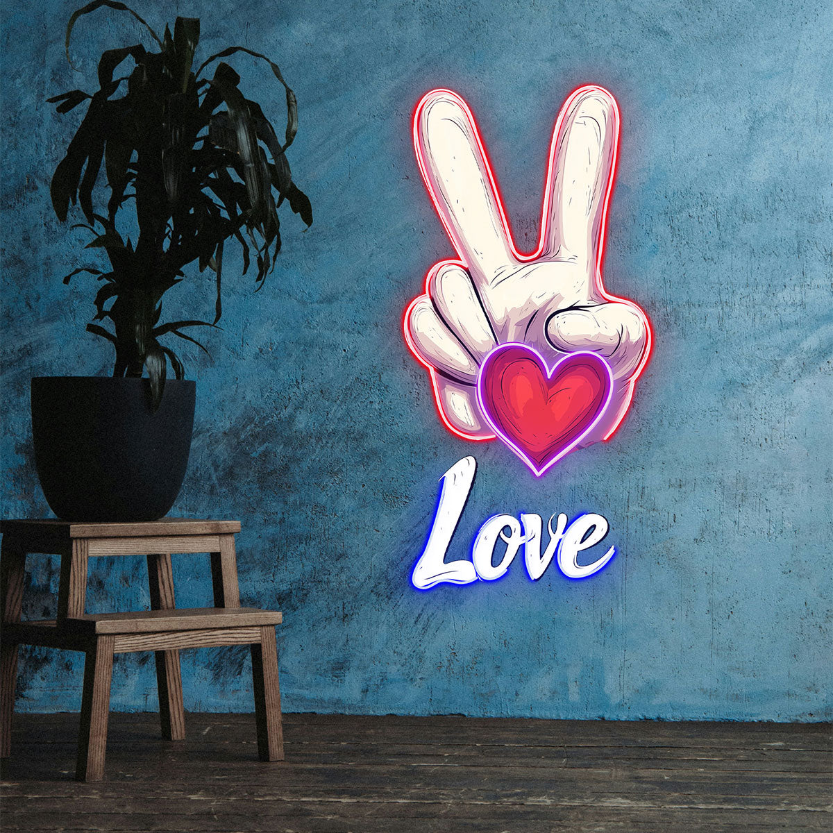 Customizable Romantic Vivid Colorful LED neon sign product image
