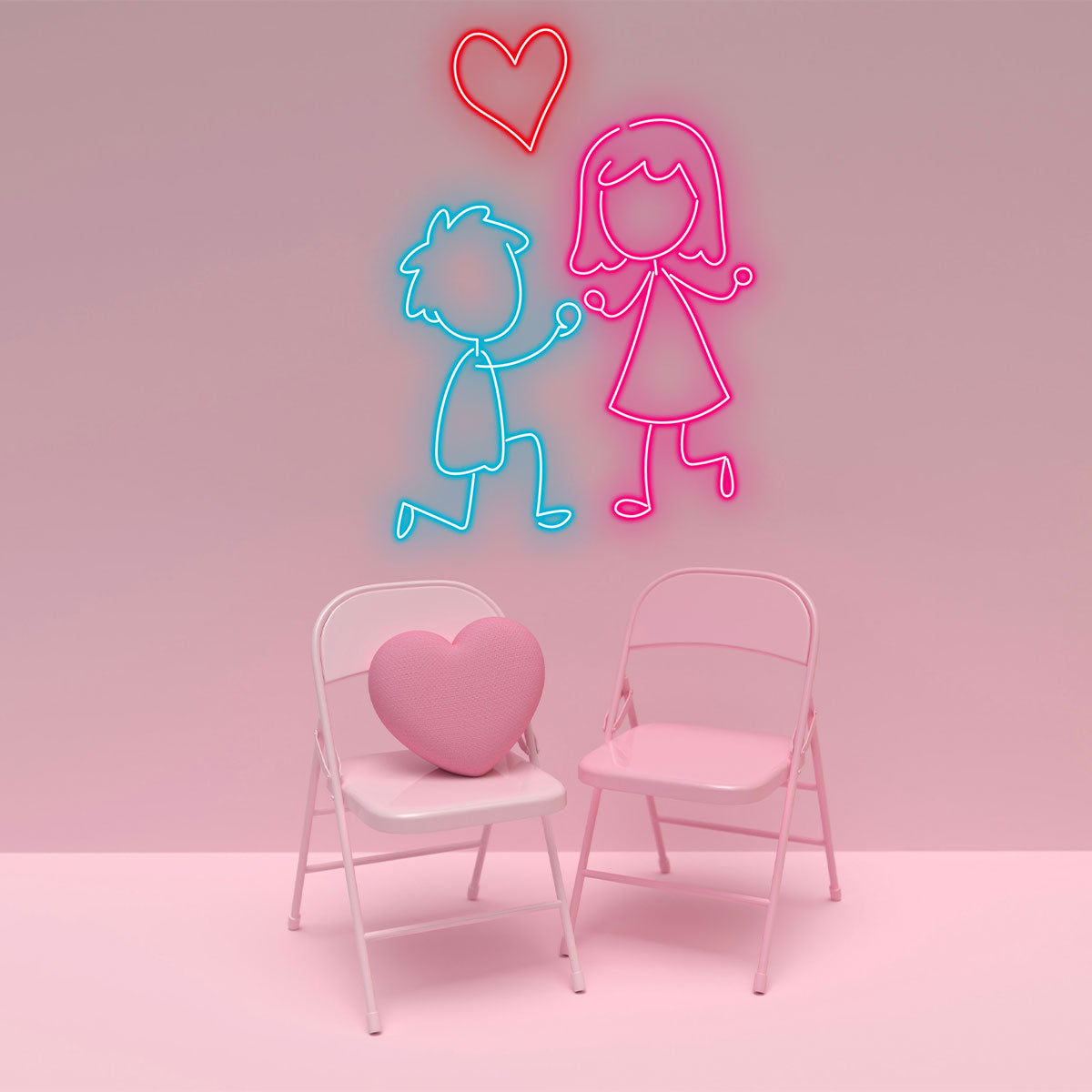 Love LED Wall Light Couple Proposal LED neon sign by NeonCS