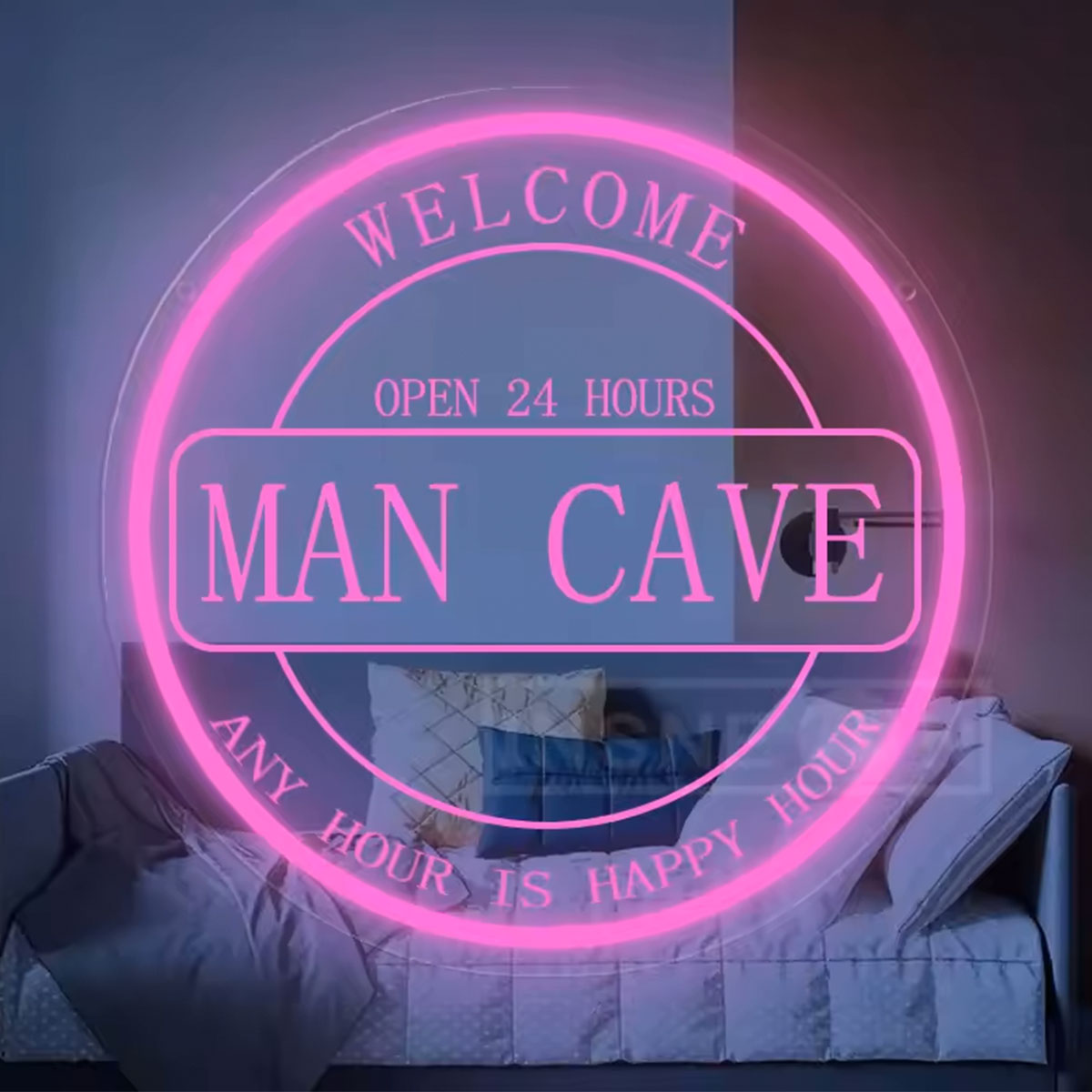 Custom Art Push Button Controlled Wall LED neon sign product image
