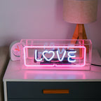 Pink Lighting"love" Table Box LED Neon LED neon sign product image