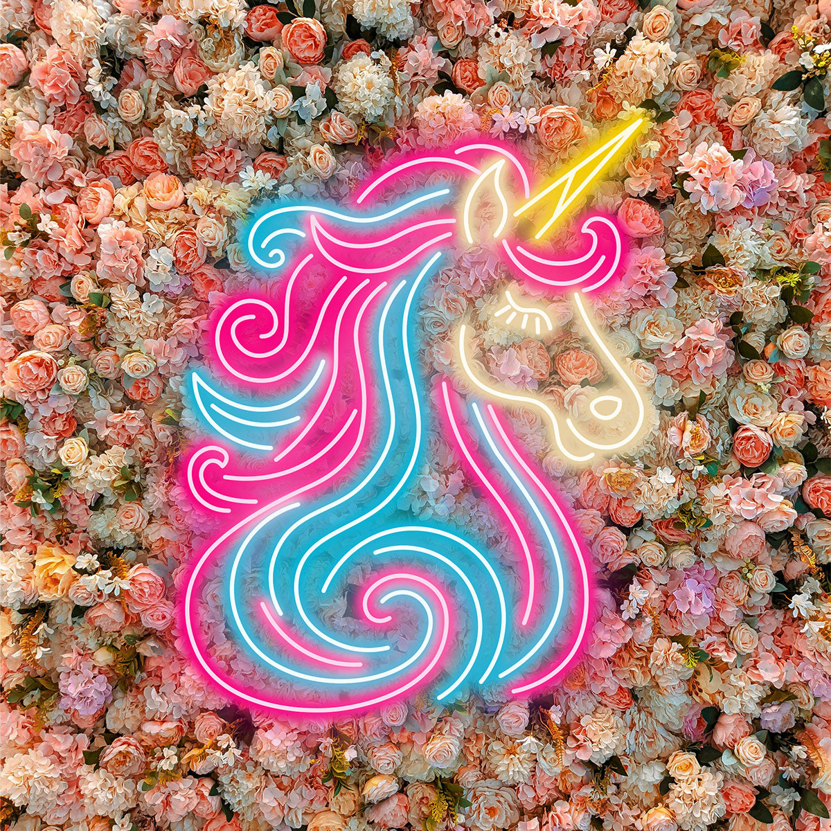 Unicorn for Kids and Teen Girls Pastel LED neon sign product image
