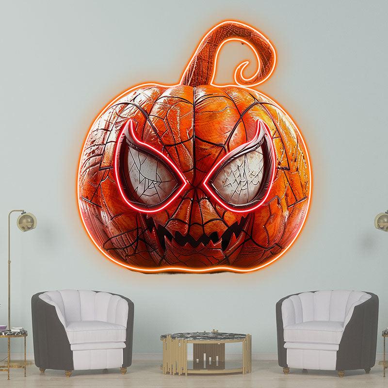Spider-man Ripple Pumpkin Light Big LED neon sign product image