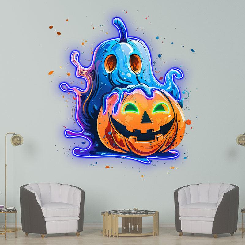 Pumpkin Good Friends Lights Holiday LED neon sign product image