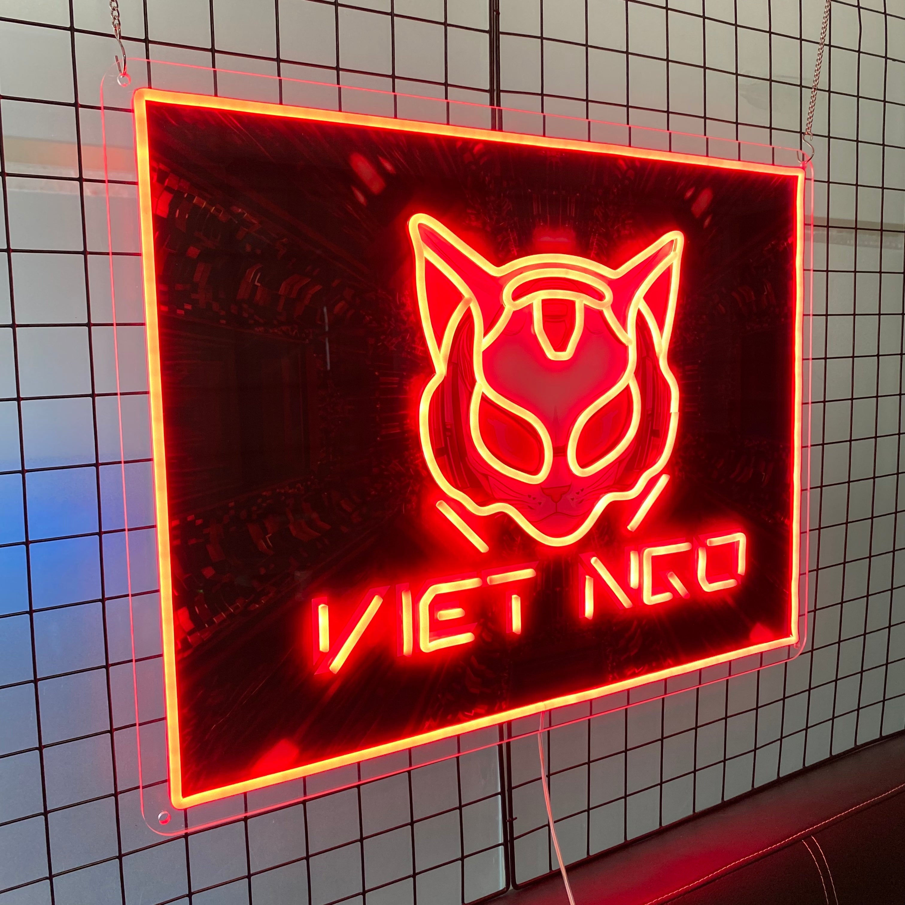 Custom Cat Logo - Great for Shop or LED neon sign by NeonCS