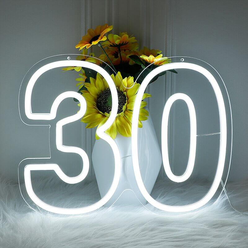 LED Number Birthday Birthday Party LED neon sign product image