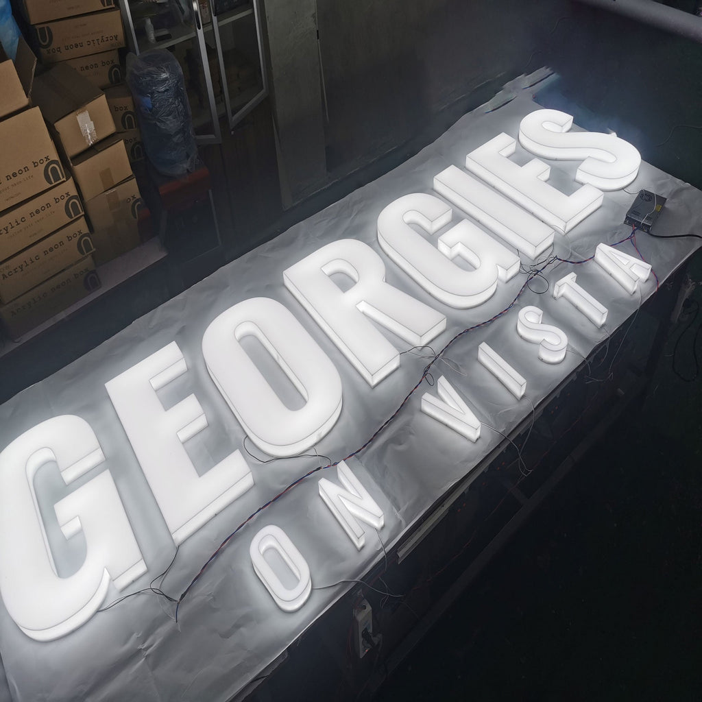 Custom Full Lit Logo Alphabet Acrylic LED neon sign product image