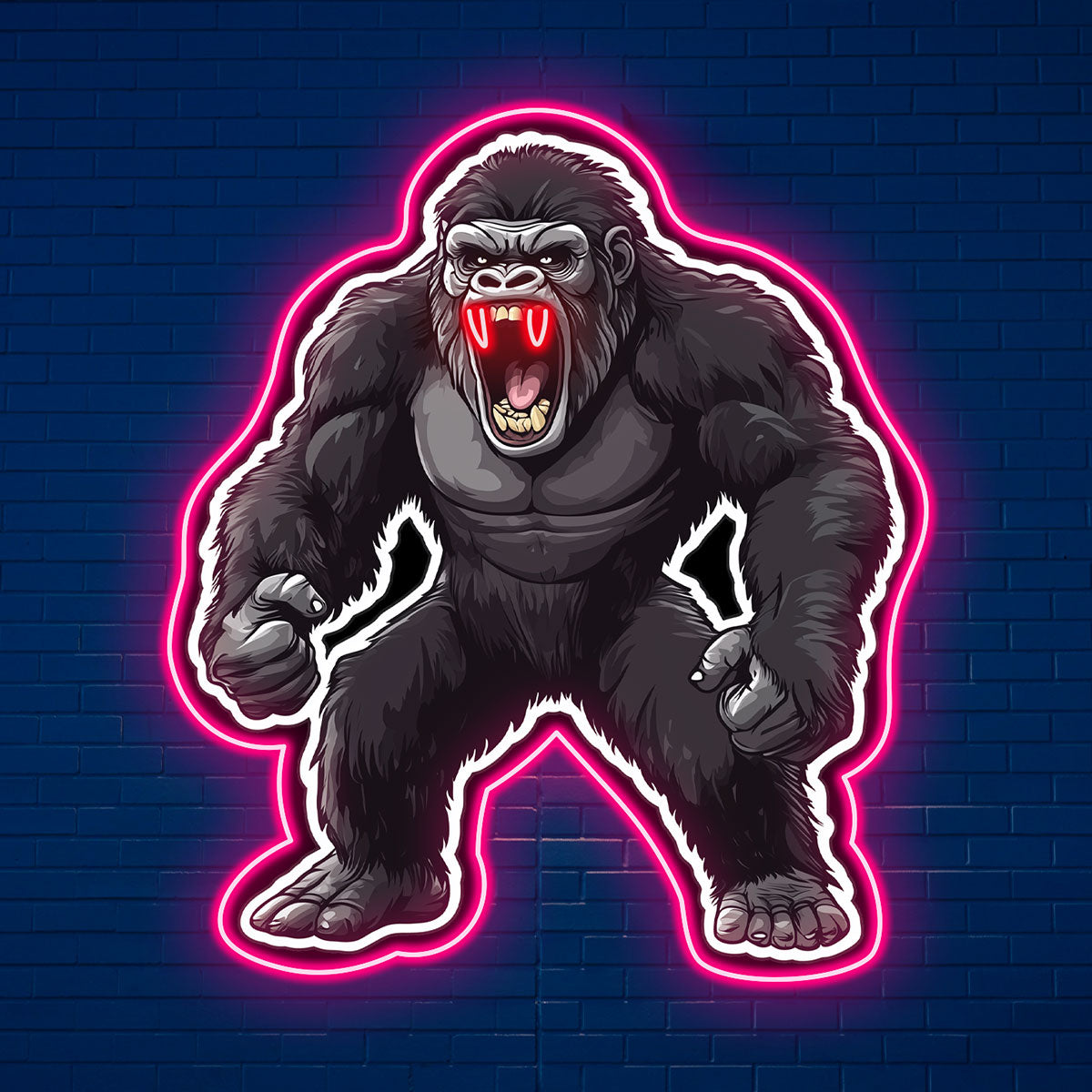 Custom Gorilla for Birthday Party for LED neon sign by NeonCS