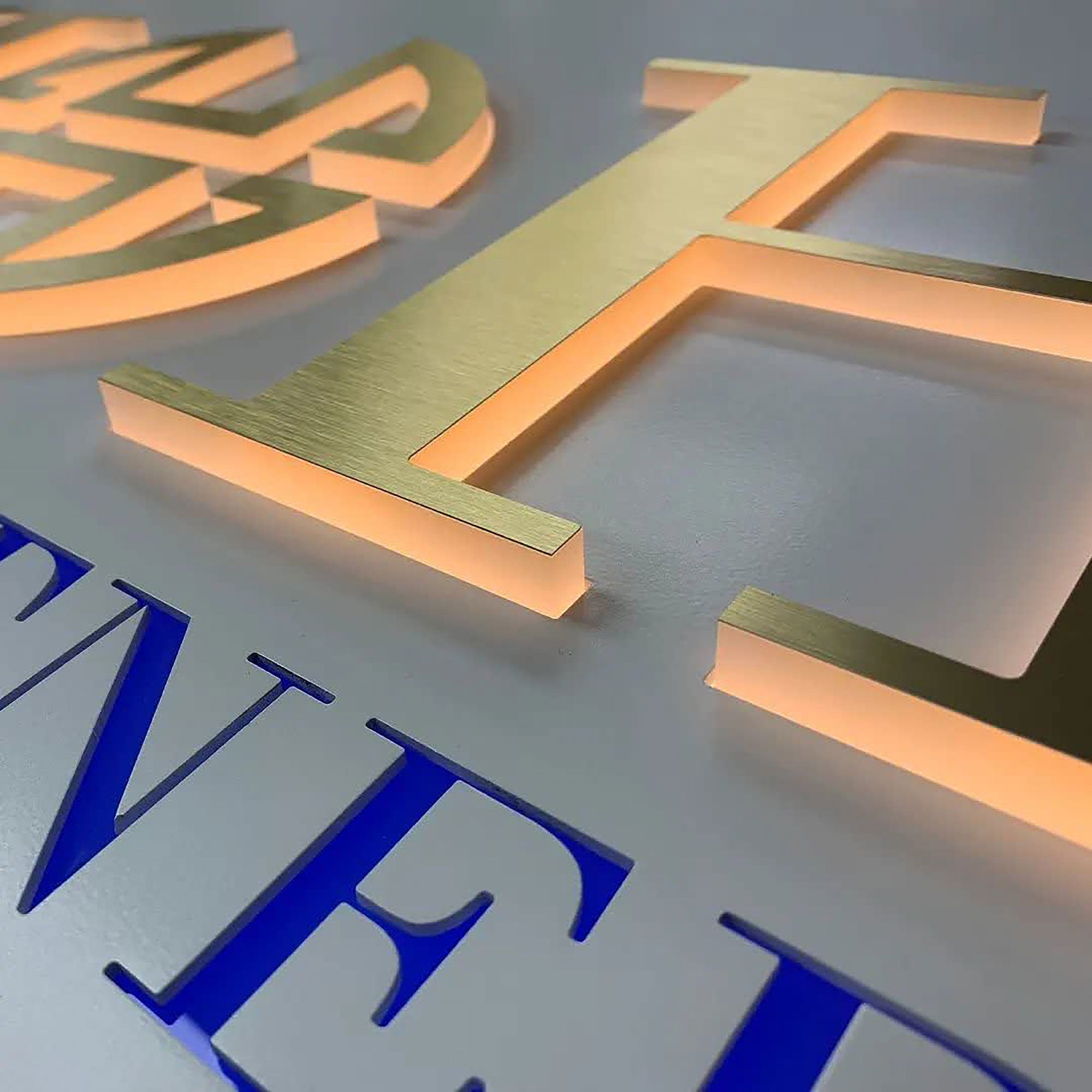 Commercial Custom Exterior Box Front LED neon sign product image