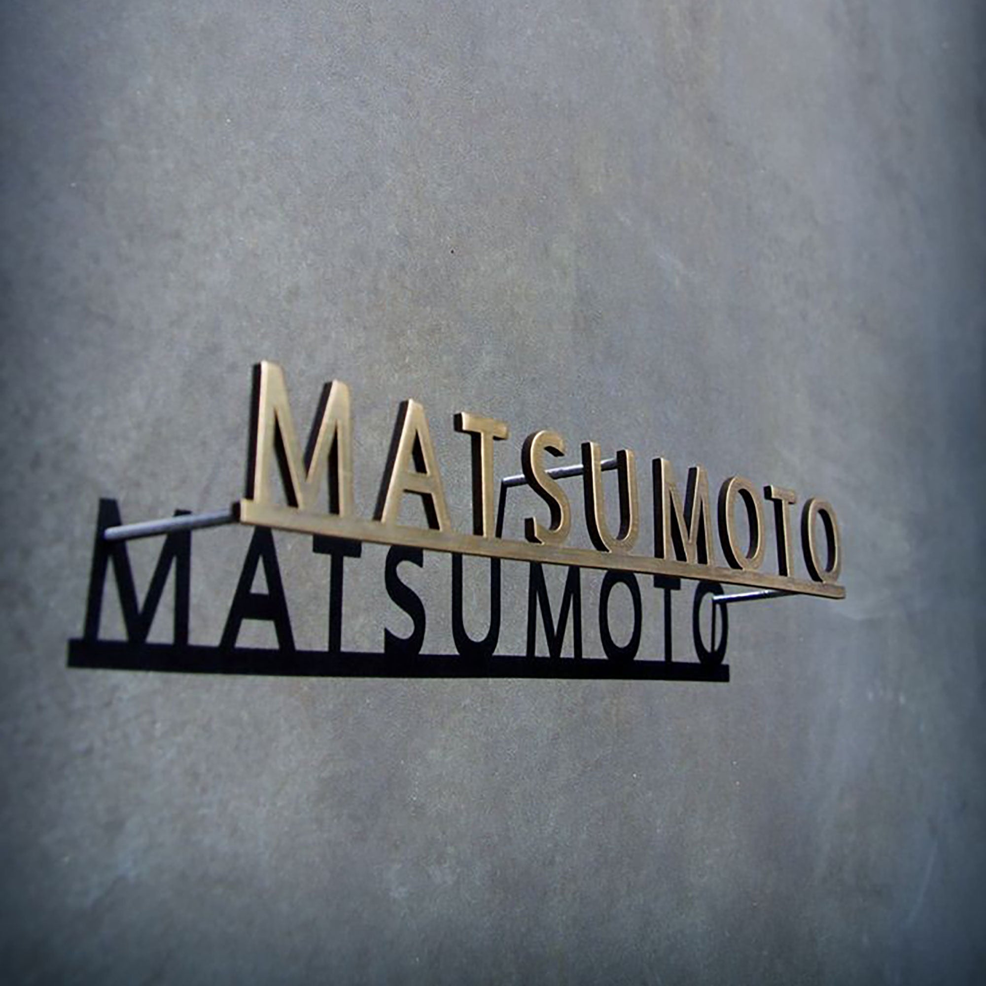 Gold Finish Durable Stud Mounted Signs LED neon sign product image