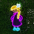 Cartoon Girl - Perfect for Bedroom LED neon sign by NeonCS