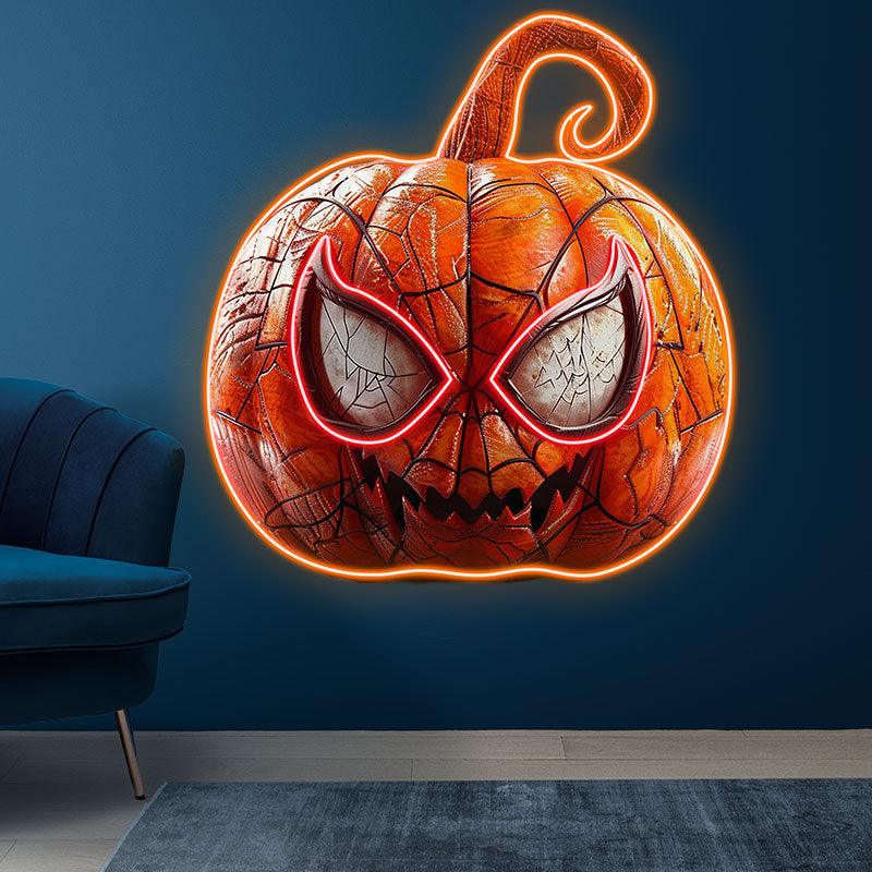 Spider-man Ripple Pumpkin Light Big LED neon sign product image