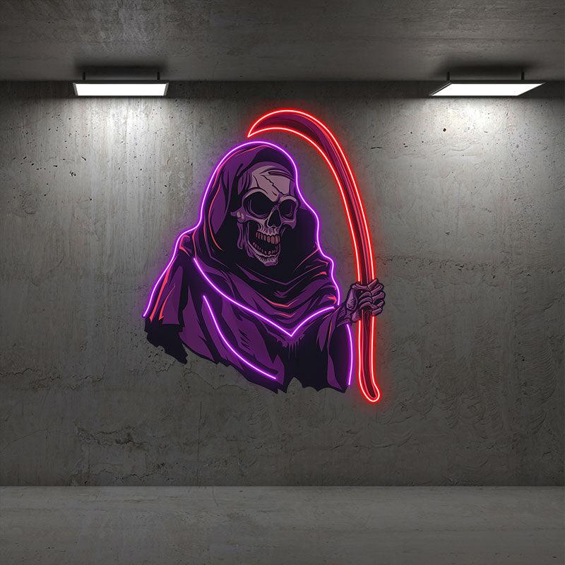 Eerie Grim Reaper Ghost Decoration LED neon sign product image