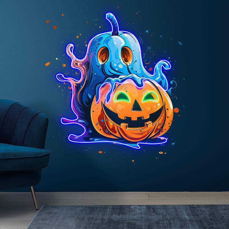 Pumpkin Good Friends Lights Holiday LED neon sign product image
