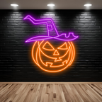 Halloween Pumpkin Head for Halloween LED neon sign product image