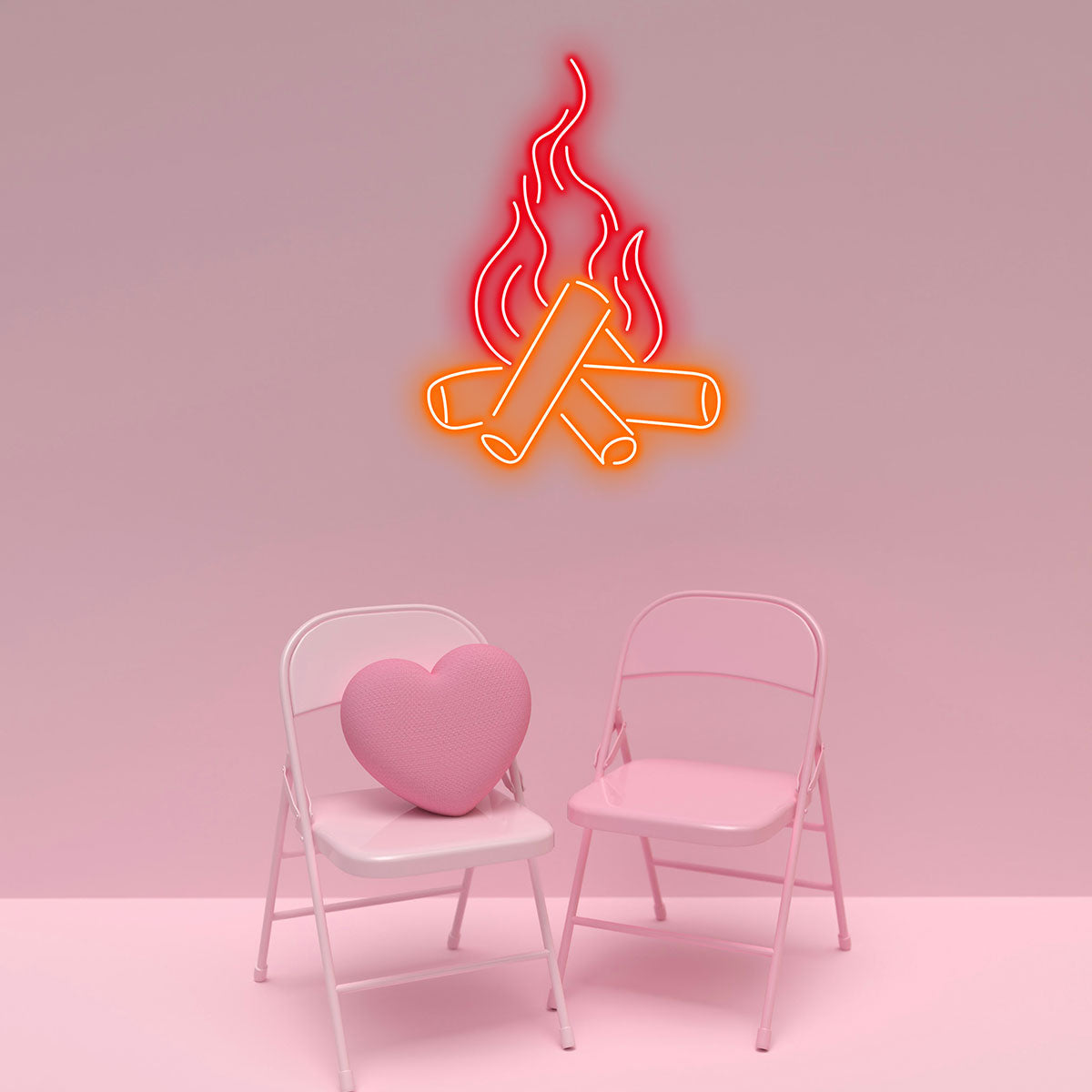 Warm Campfire Perfect for Outdoor LED neon sign product image