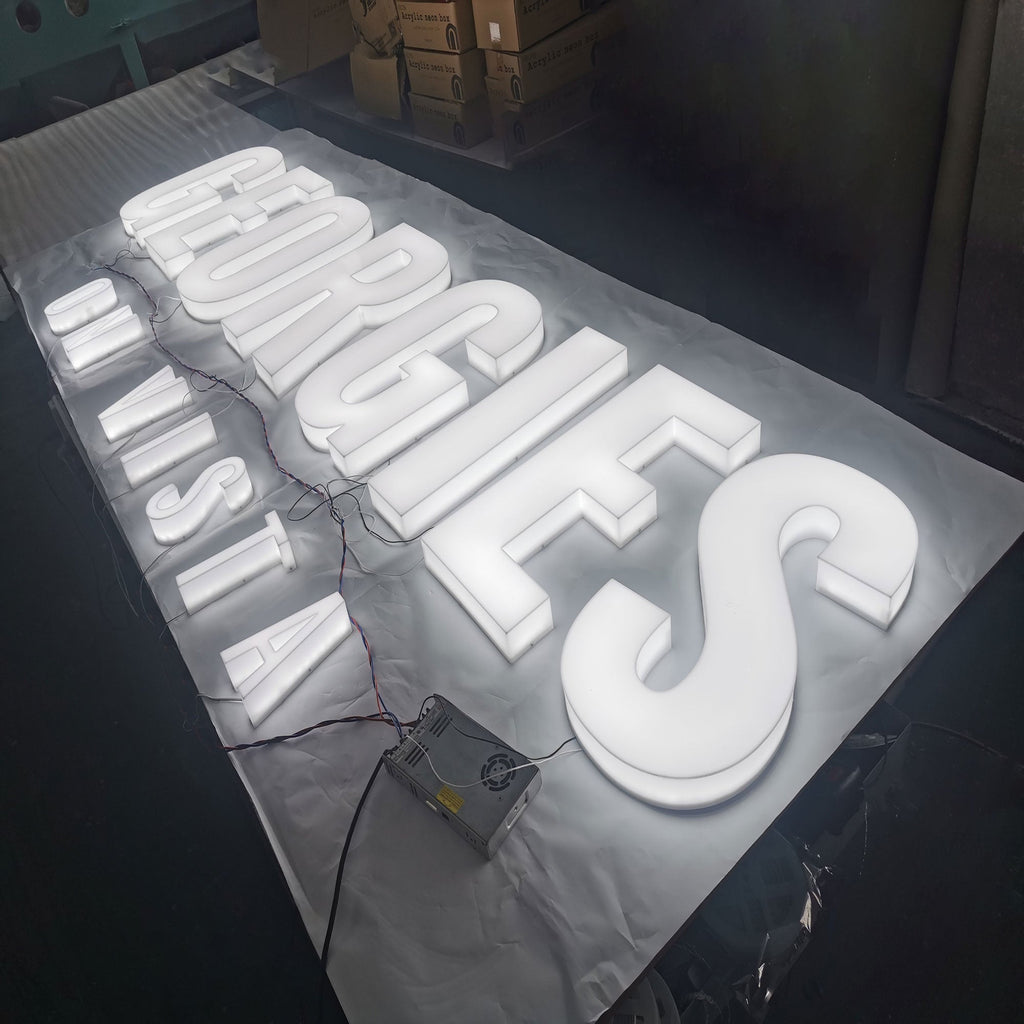 Custom Full Lit Logo Alphabet Acrylic LED neon sign product image