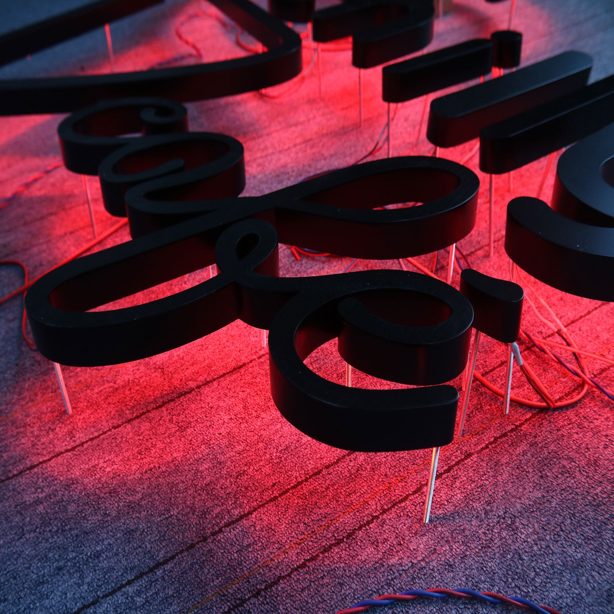 Custom Outdoor Stainless Steel 3d LED LED neon sign product image