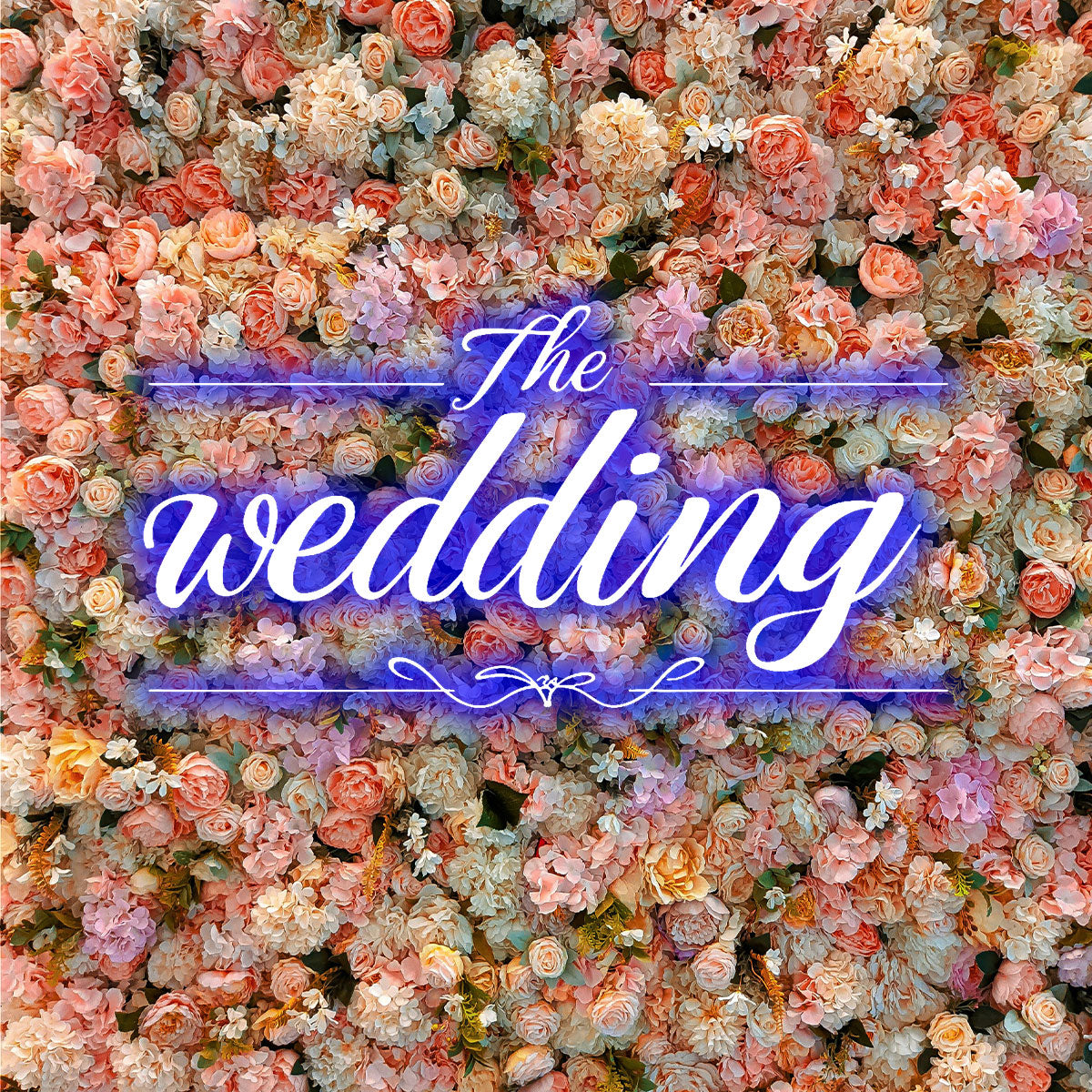 Blue "the Wedding" - for Wedding Wall LED neon sign product image