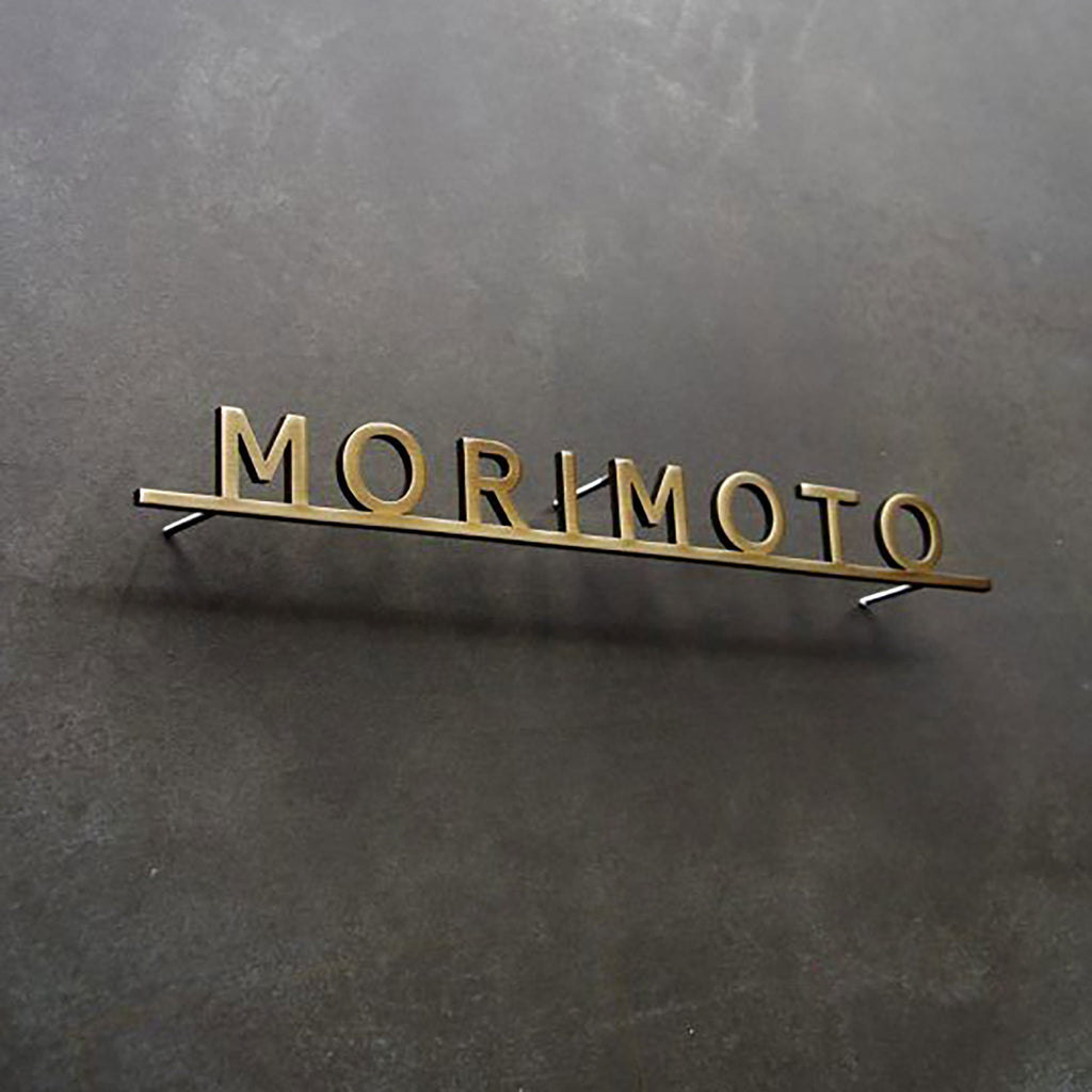 Gold Finish Durable Stud Mounted Signs LED neon sign product image