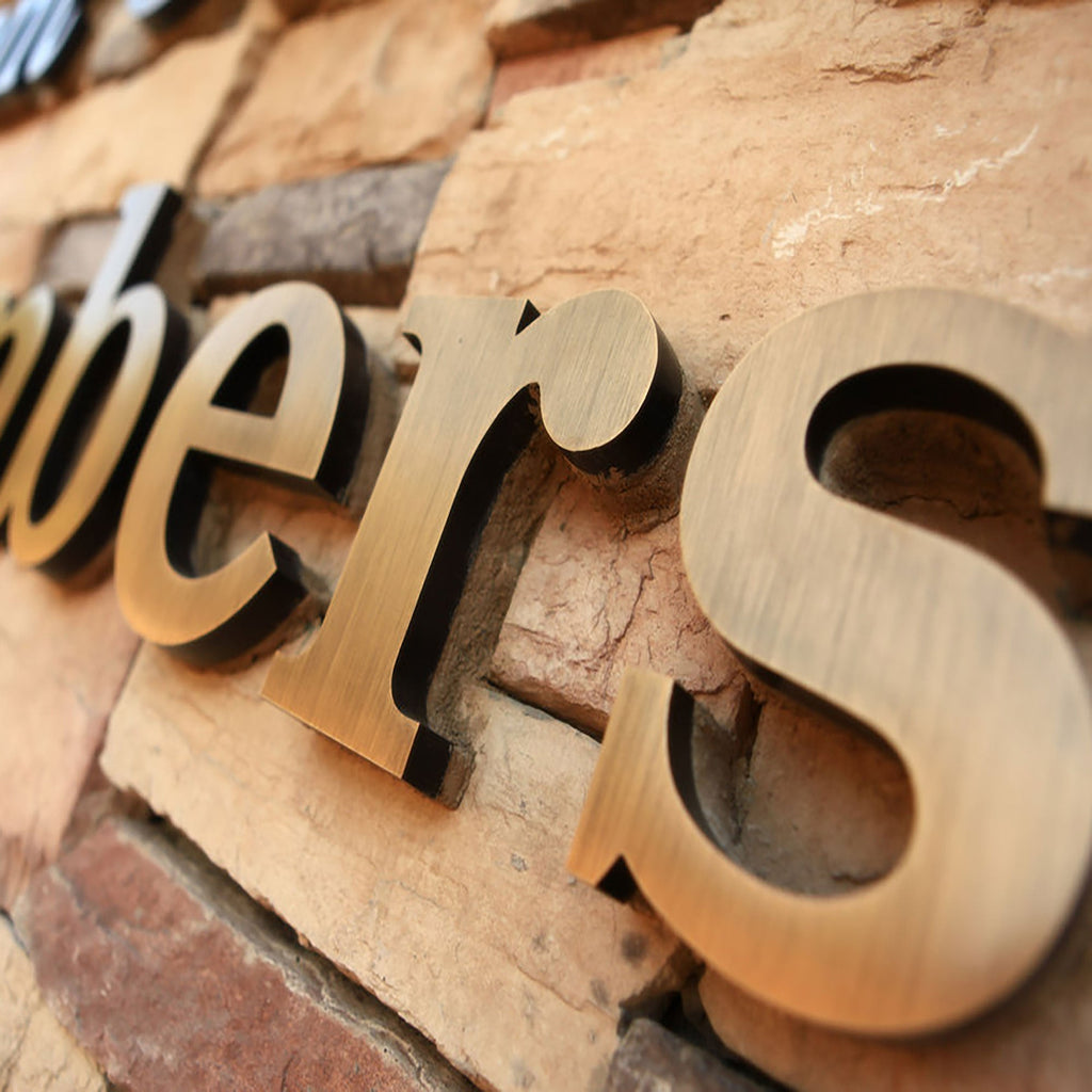 Bronze Fabricated Vintage Signs LED neon sign product image