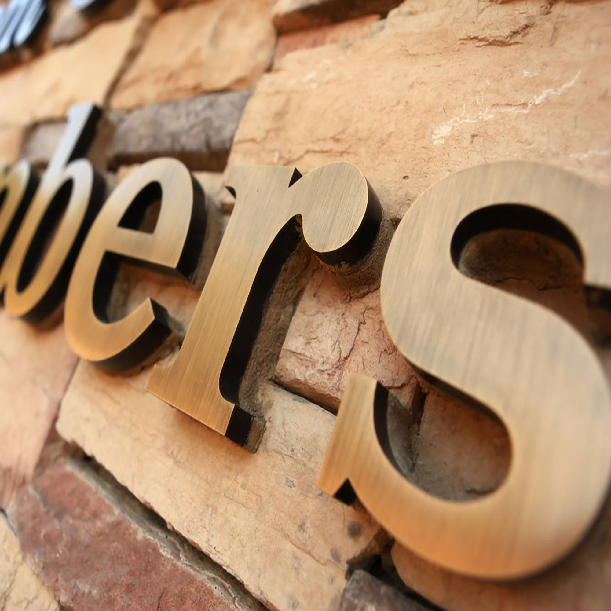 Bronze Fabricated Vintage Signs LED neon sign product image