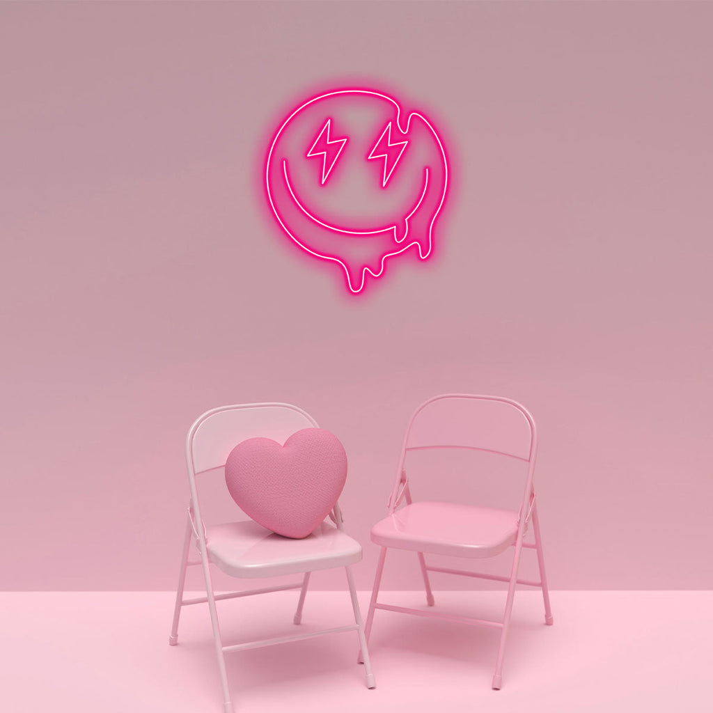 Lightning Emoji for Teen Room Decor LED neon sign by NeonCS