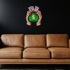 Large for Home Art Hands Holding Money LED neon sign product image