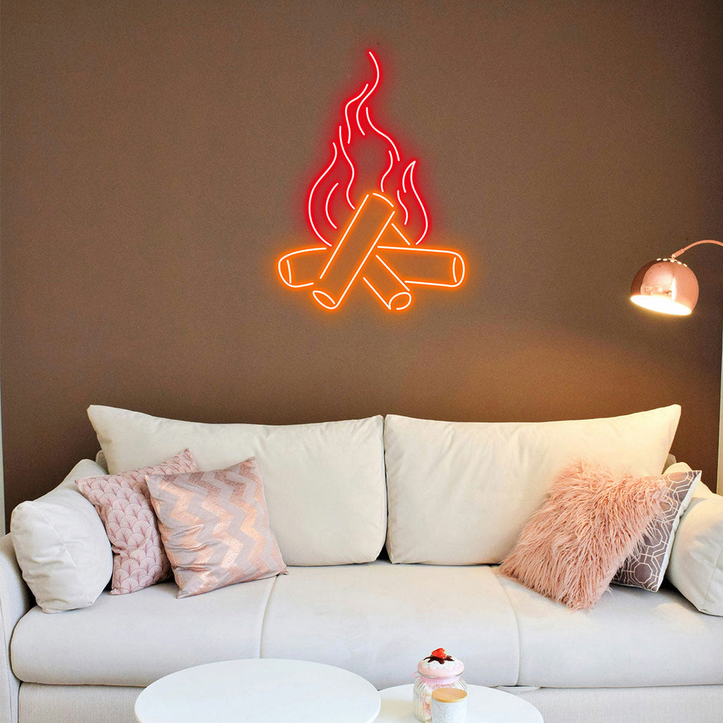 Warm Campfire Perfect for Outdoor LED neon sign by NeonCS