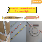 Mmc Wire 40mm Length White LED neon sign product image