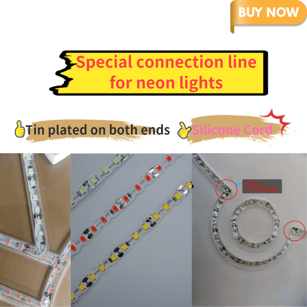 Mmc Wire 40mm Length White LED neon sign product image