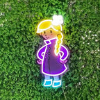 Cartoon Girl - Perfect for Bedroom LED neon sign product image