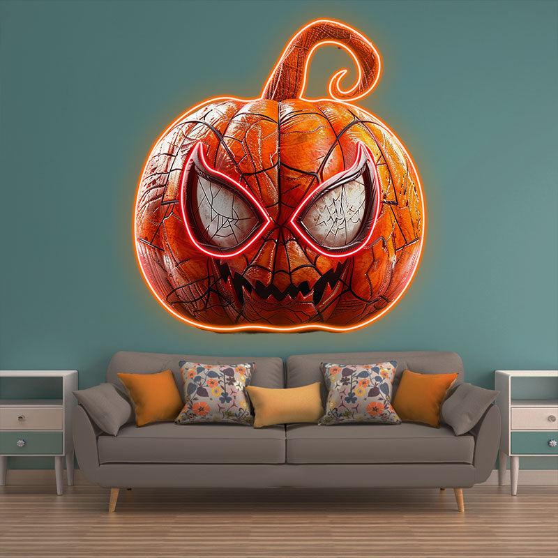 Spider-man Ripple Pumpkin Light Big LED neon sign product image