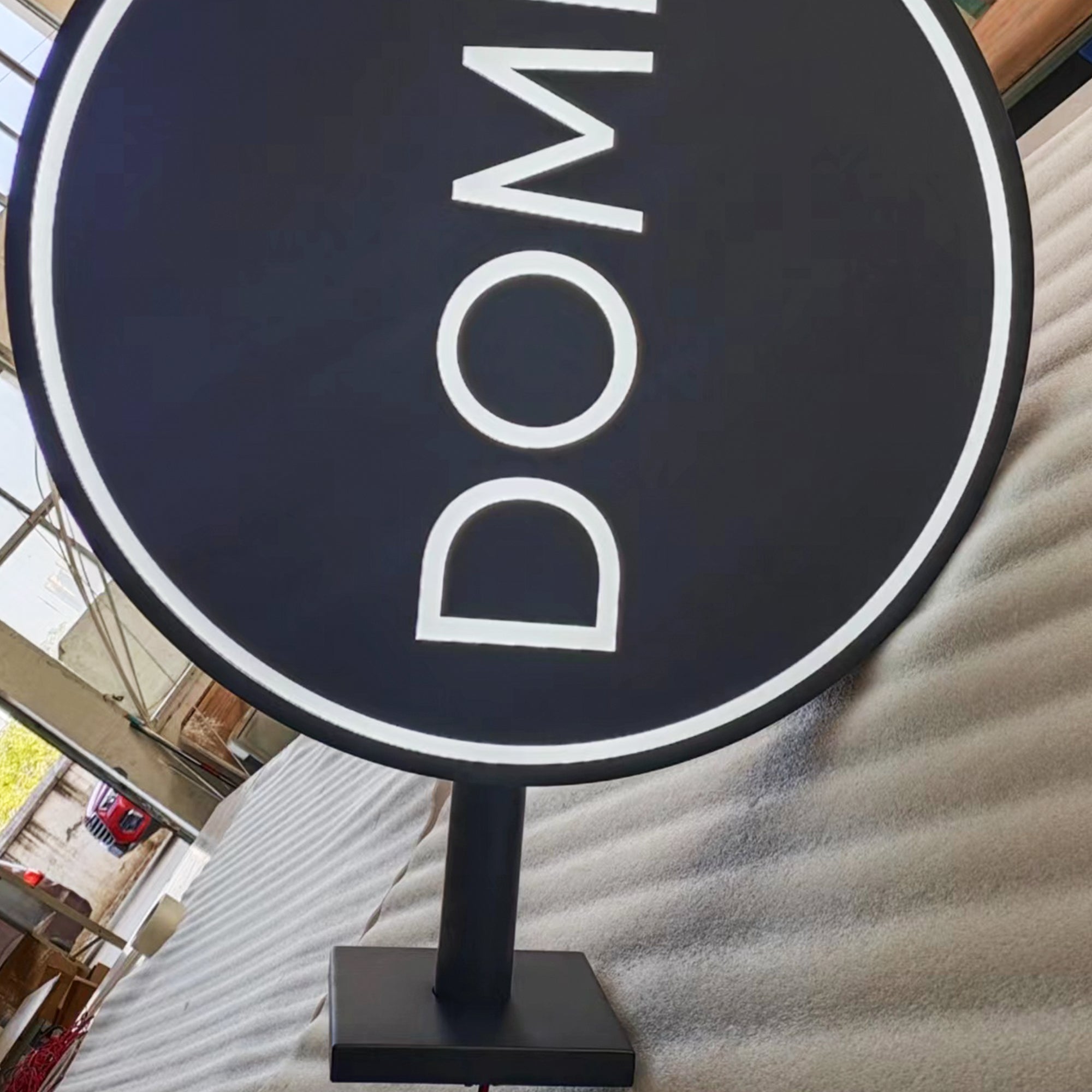 Customized Wall Blade Sign Stainless LED neon sign product image
