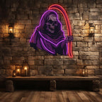 Eerie Grim Reaper Ghost Decoration LED neon sign product image