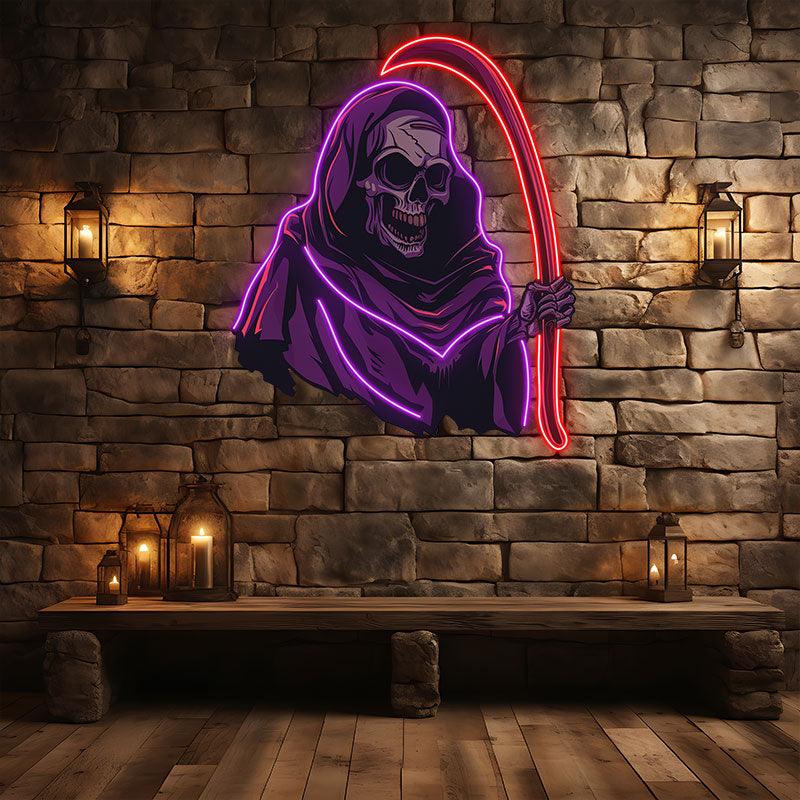 Eerie Grim Reaper Ghost Decoration LED neon sign product image