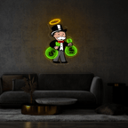 Monopoly Man Money Bag Artwork LED neon sign product image