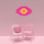 Eye - Shaped Aesthetic Wall Decor for LED neon sign product image