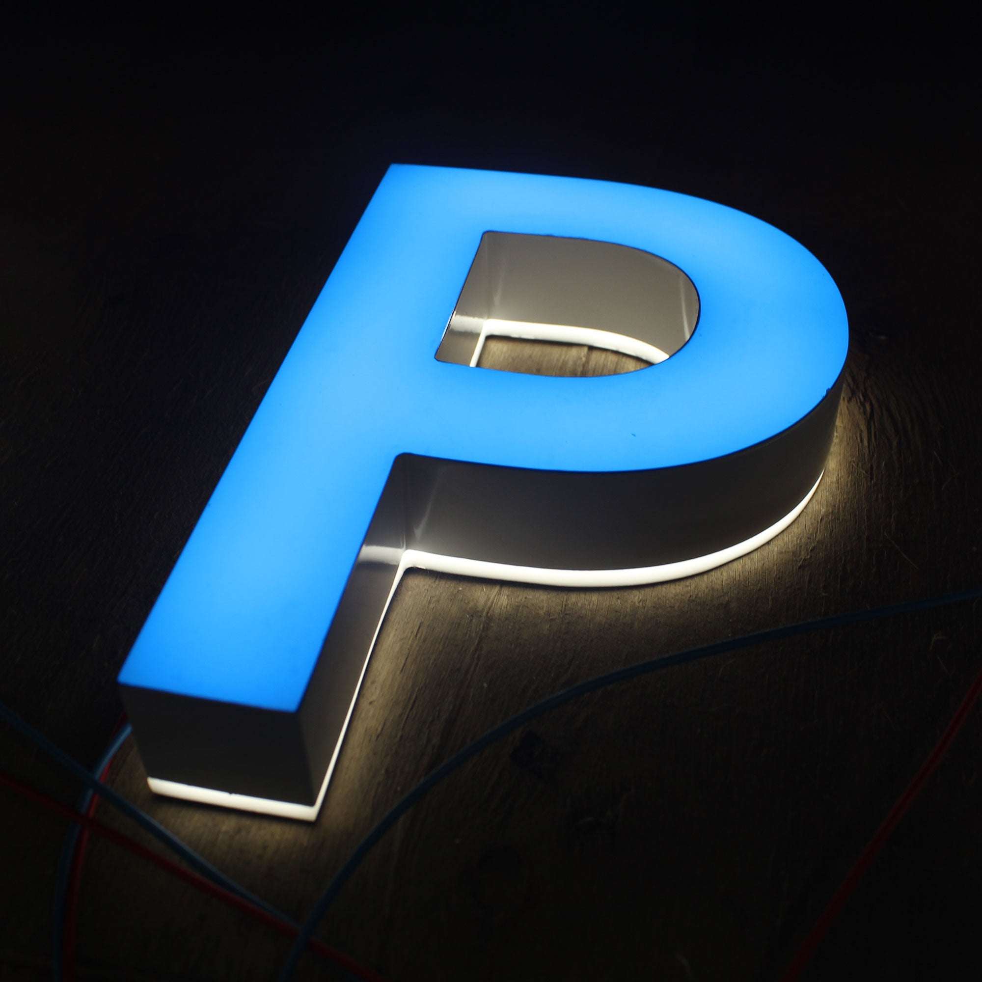 Customized Indoor Solid Cut Acrylic LED neon sign product image