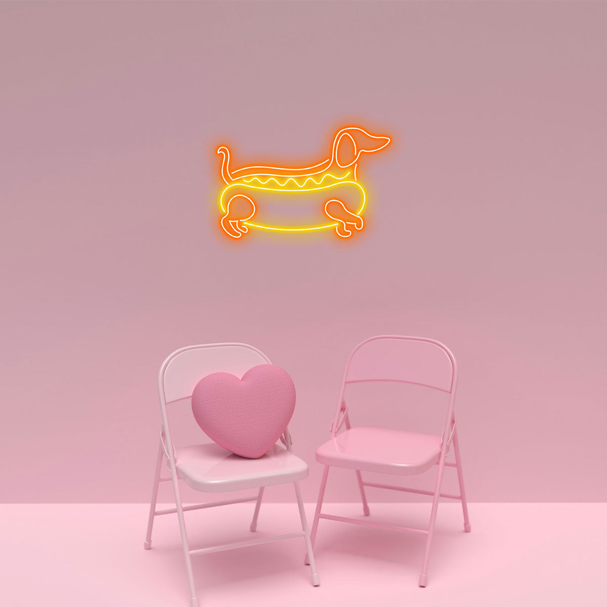 Custom Hotdog Puppy for Kids Room LED neon sign product image
