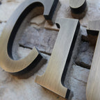 Bronze Fabricated Vintage Signs LED neon sign product image