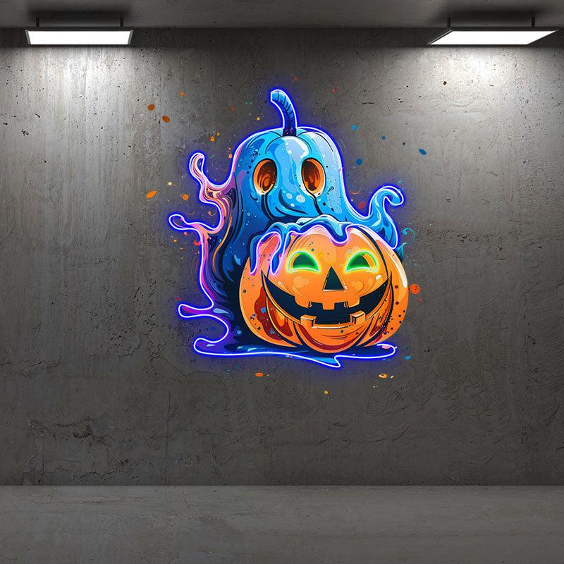 Pumpkin Good Friends Lights Holiday LED neon sign product image