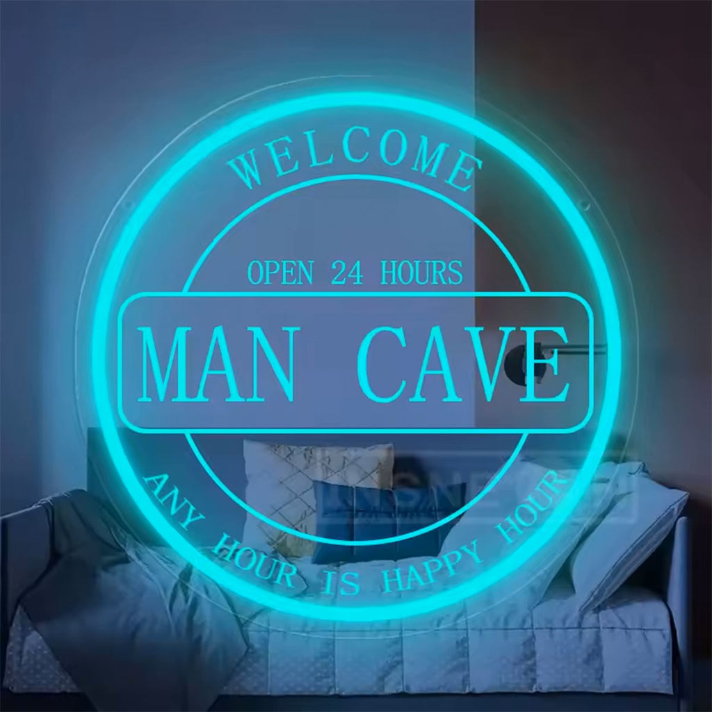 Custom Art Push Button Controlled Wall LED neon sign by NeonCS