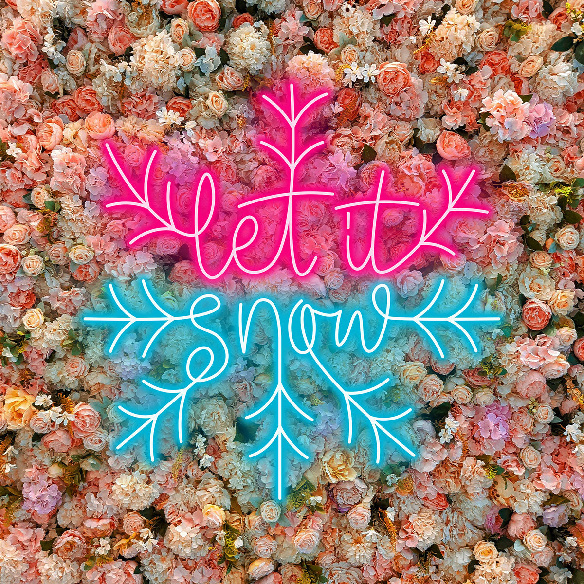 Let It Snow for Winter Decor Perfect LED neon sign product image