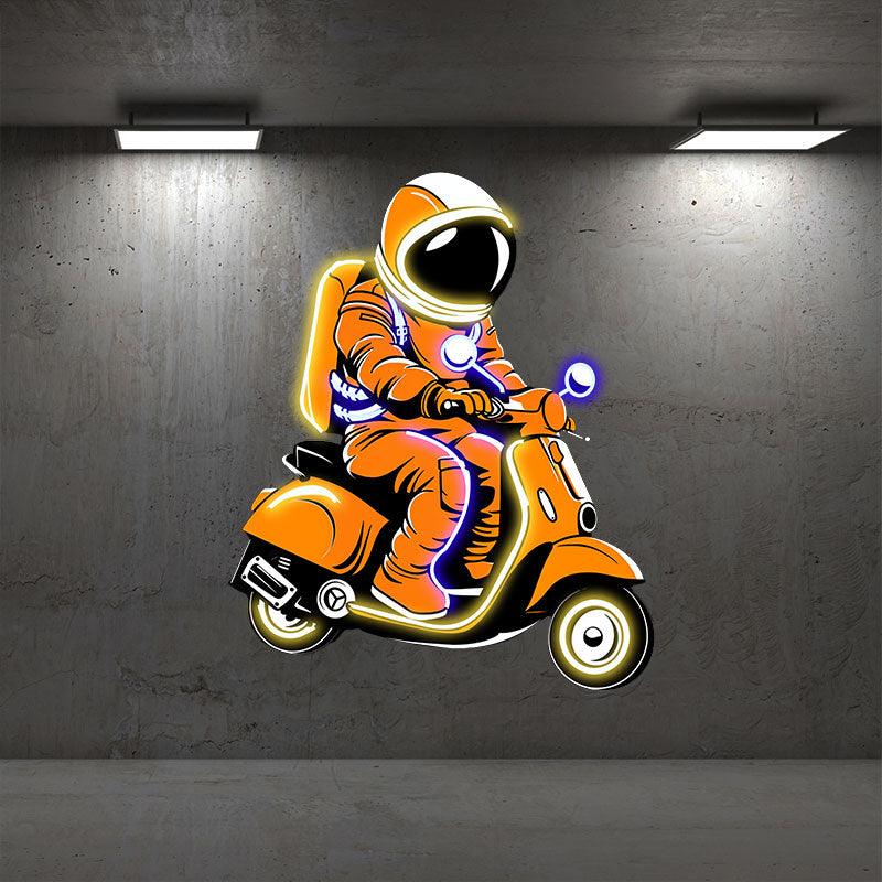 Space Ride: an Electric Vehicle LED neon sign product image