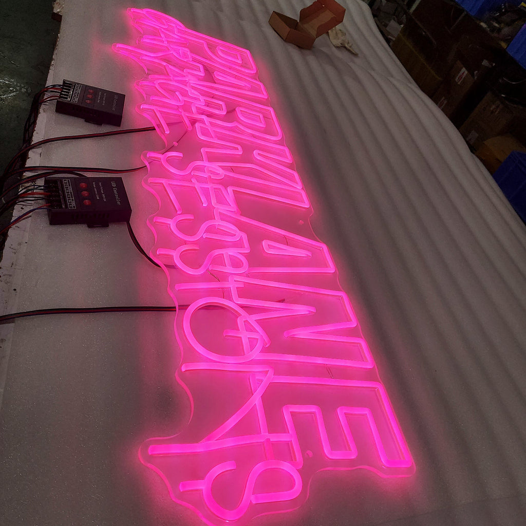 Acrylic Wall Mounted Restaurants Bars LED neon sign product image